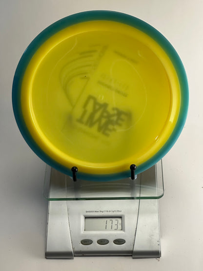 MVP Neutron Time-Lapse Distance Driver (Yellow/Teal Two-Tone) 173g