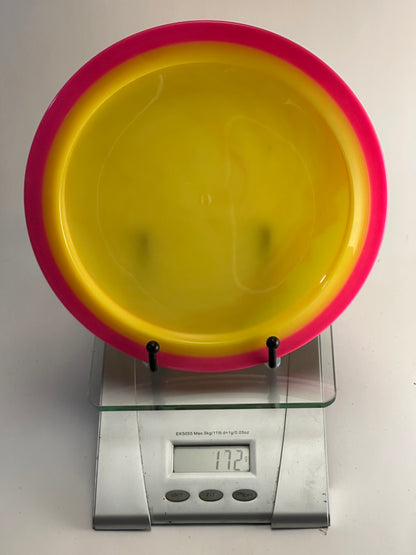 MVP Neutron Time-Lapse | Yellow Plate / Pink Rim (Two-Tone) | 172g