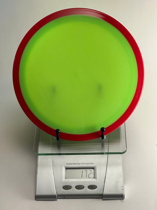 MVP Neutron Time-Lapse Two-Tone Yellow-Green w/ Red Rim (172g)