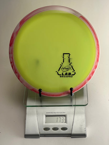 MVP Neutron Time-Lapse Lab Second 173g (Yellow-Green/Pink Rim)