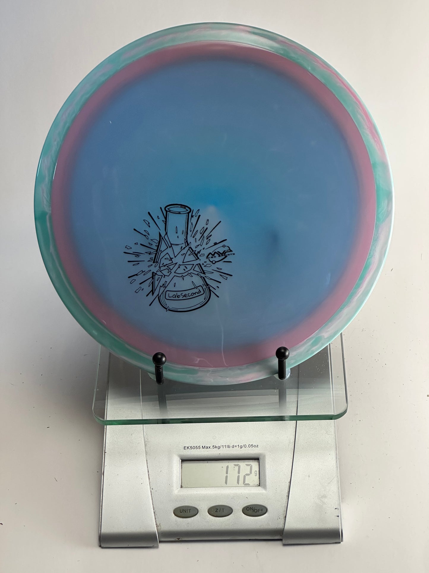 MVP Time-Lapse Neutron Lab Second – Blue w/ Pink & Green Rim (172g)