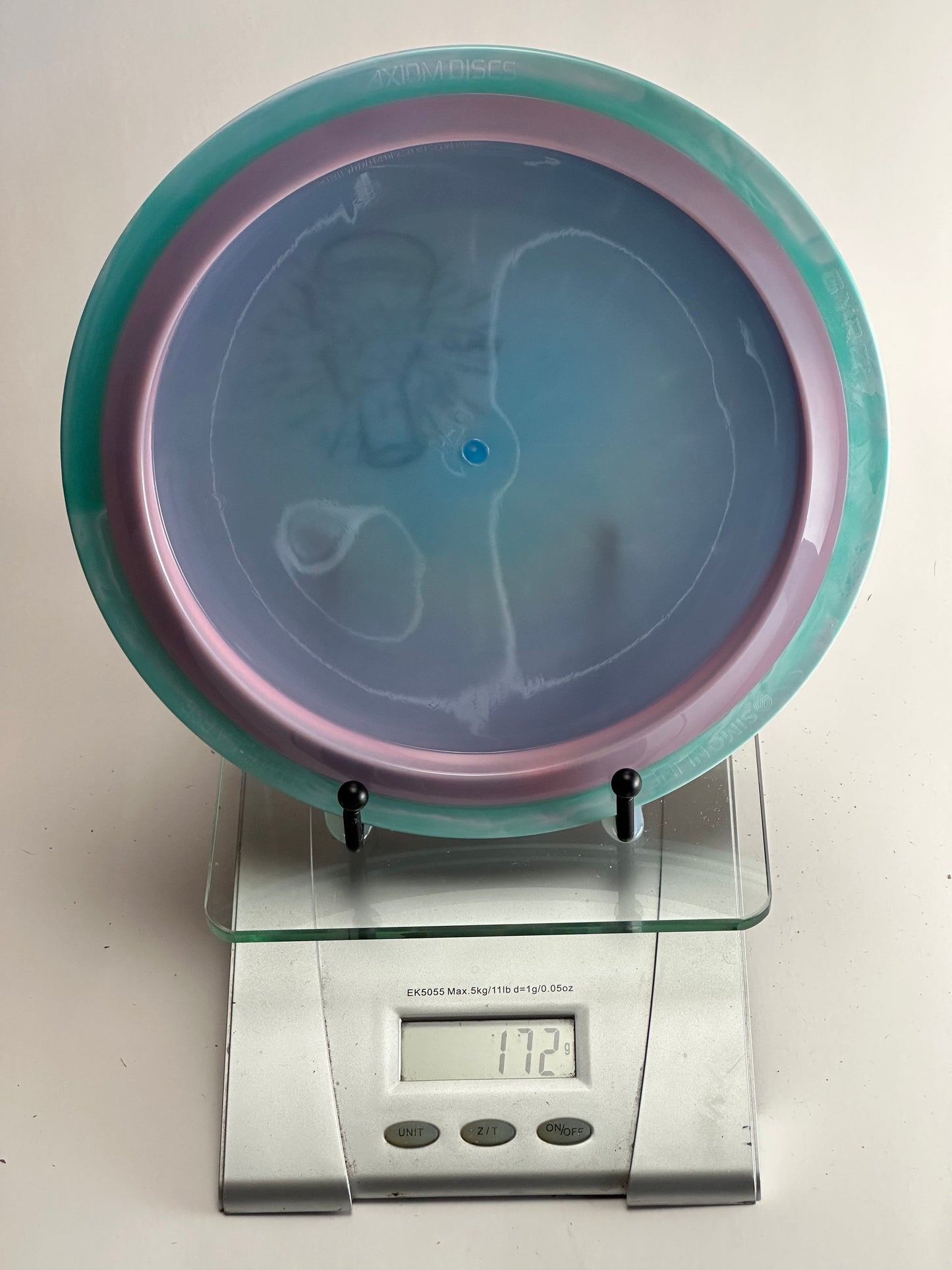 MVP Time-Lapse Neutron Lab Second – Blue w/ Pink & Green Rim (172g)