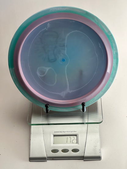 MVP Time-Lapse Neutron Lab Second – Blue w/ Pink & Green Rim (172g)