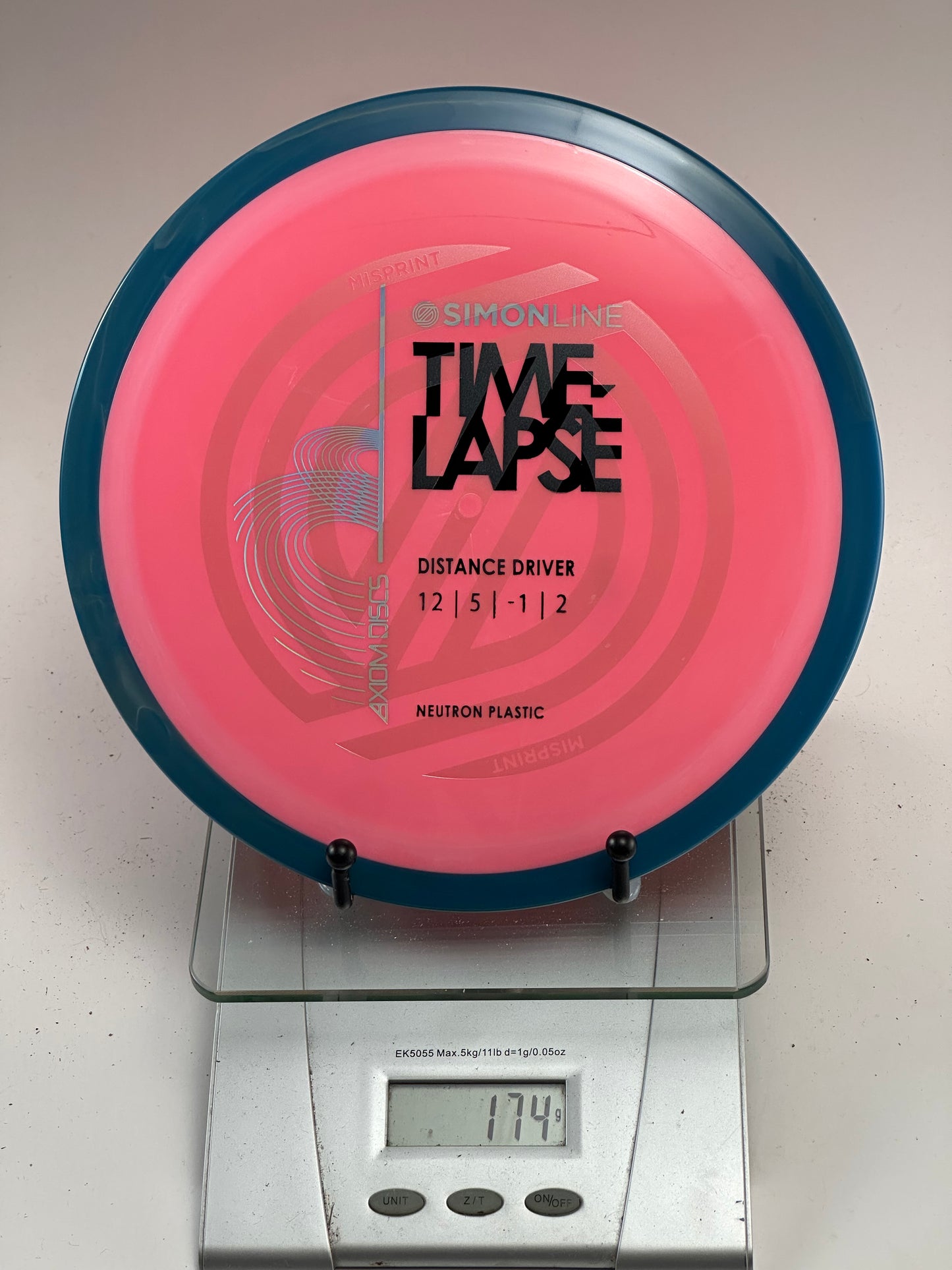 MVP Neutron Time-Lapse Misprint (Simon Line) Two-Tone Pink/Blue 174g