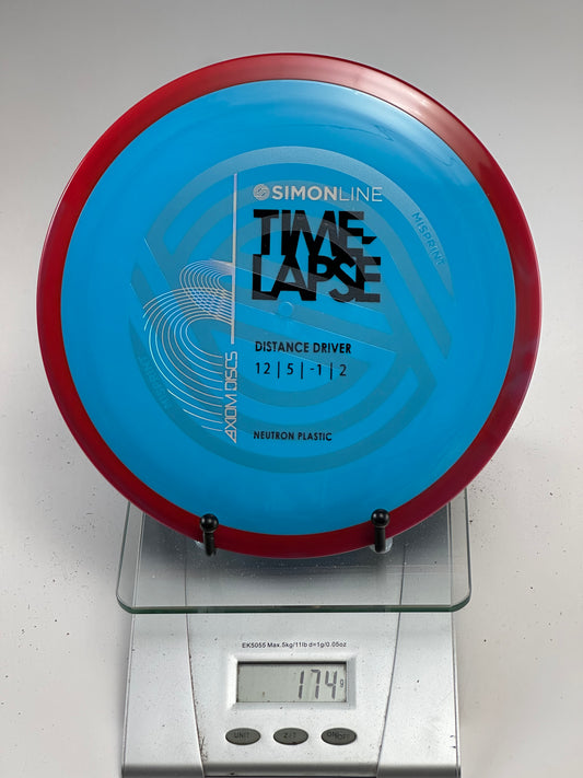 MVP Neutron Timelapse (Misprint) Simon Line, Blue w/ Red Rim