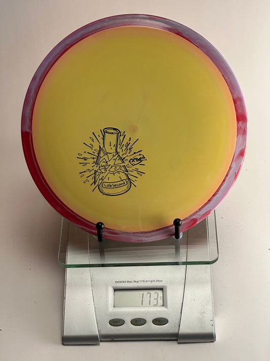 MVP Neutron Timelapse Lab Second (Two-Tone Yellow/Red)
