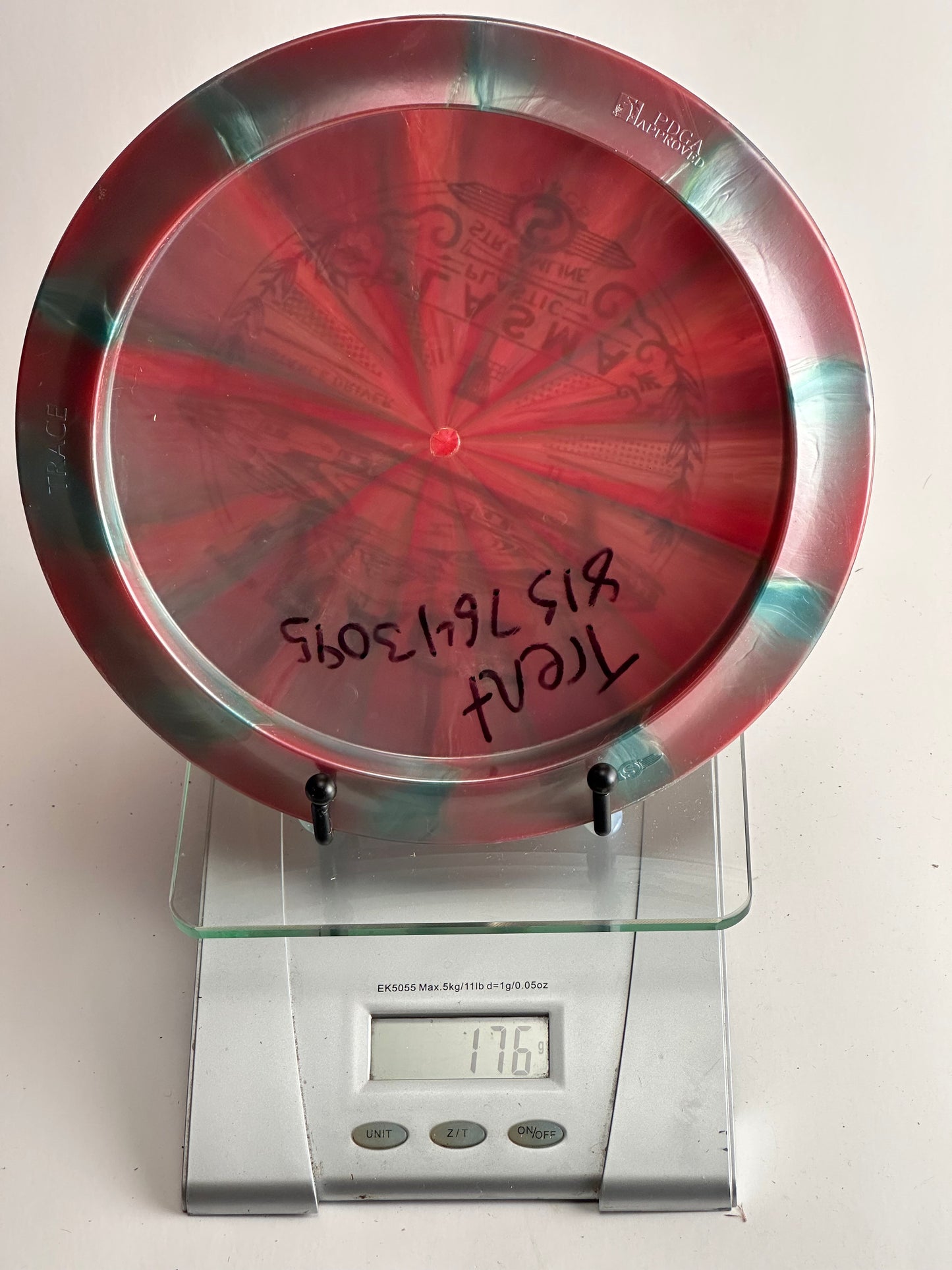 MVP Plasma Trace Distance Driver – Red/Green Swirl UFO Stamp