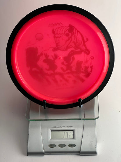 MVP Trail Special Edition Neutron (172g) Pink/Black Rim Bison Forest Stamp
