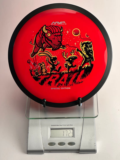 MVP Trail Special Edition Neutron (172g) Red/Black Rim Bison Stamp