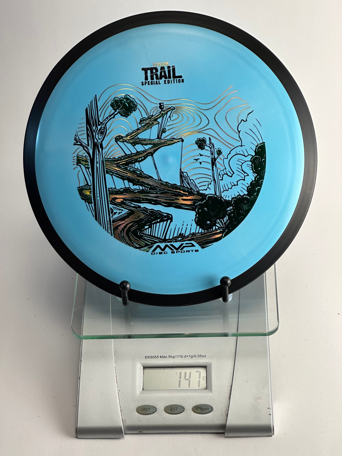 MVP Trail Fission Special Edition – Blue w/ Black Rim (Oversized Forest Stamp)