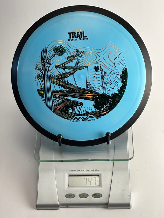 MVP Trail Fission Special Edition – Blue w/ Black Rim (Oversized Forest Stamp)