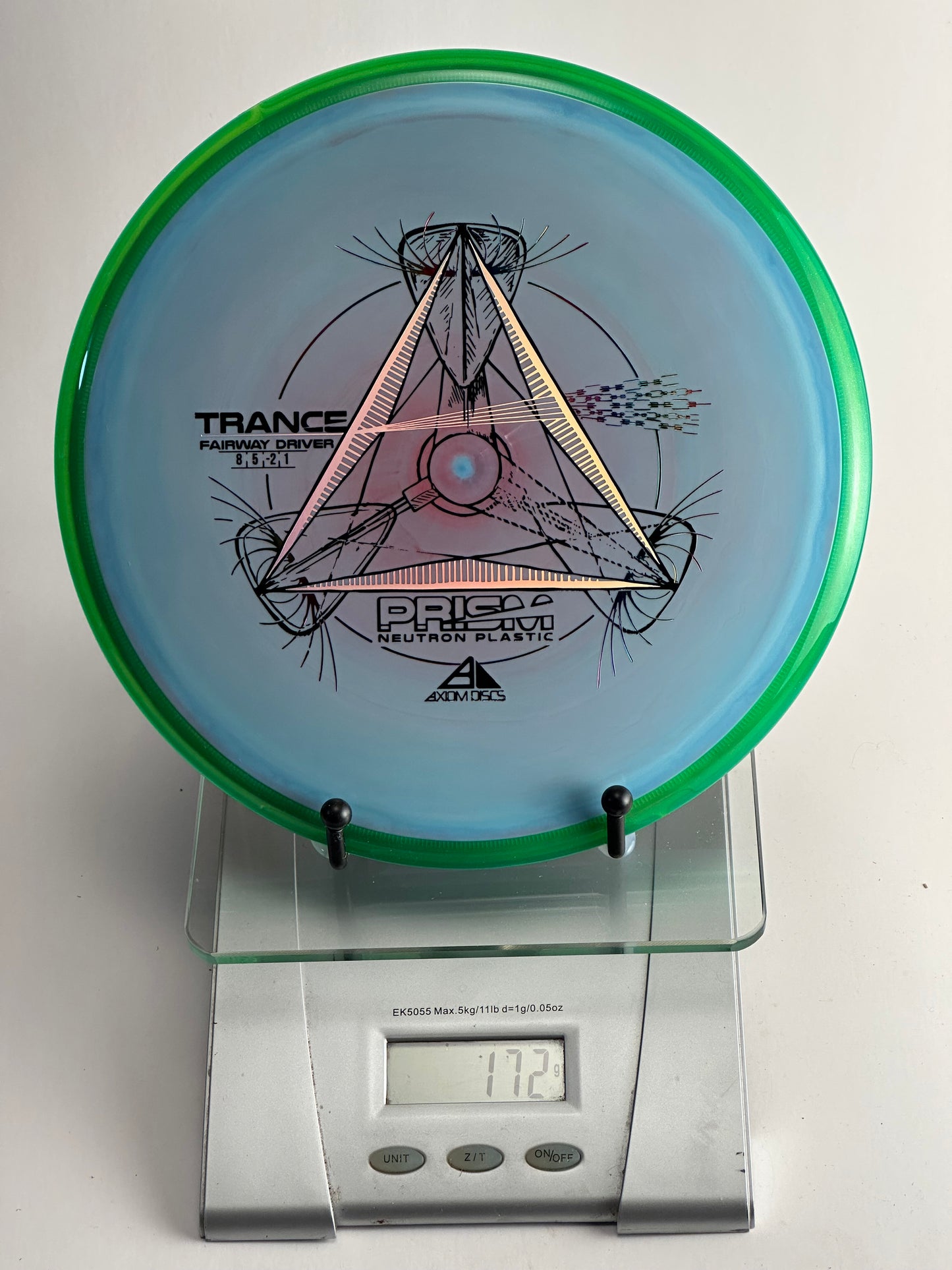 MVP Prism Neutron Trance Fairway Driver (172g) Blue w/ Green Rim