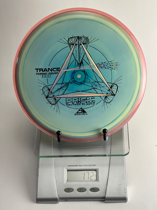 MVP Trance Prism Neutron Fairway Driver 172g Blue w/ Pink Rim