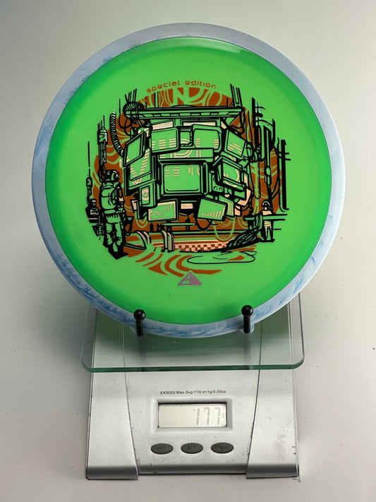 MVP Neutron Virus Special Edition (SE) – Green w/ Blue Swirl Rim