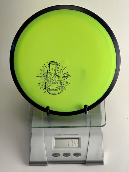 MVP Eclipse Proton Volt (Lab Second) | Glow | Yellow-Green w/ Black Rim