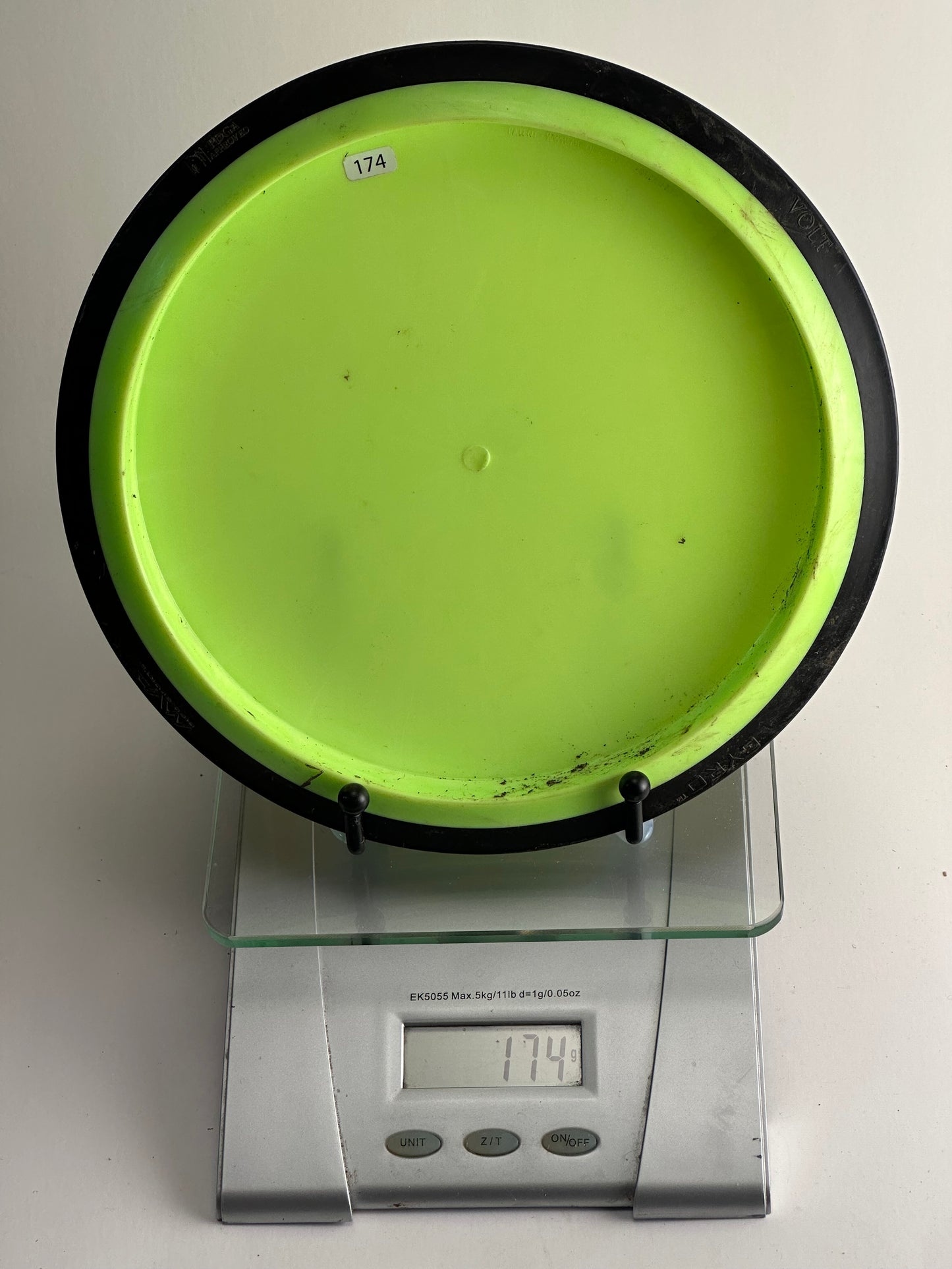 MVP Volt Eclipse Glow Proton (Green Plate / Black Rim) 174g