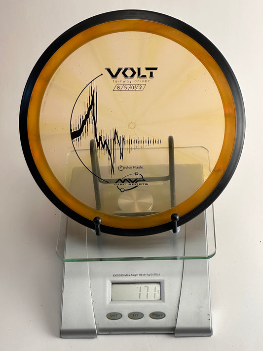 MVP Proton Volt Fairway Driver – Transparent Yellow w/ Amber Rim (171g)