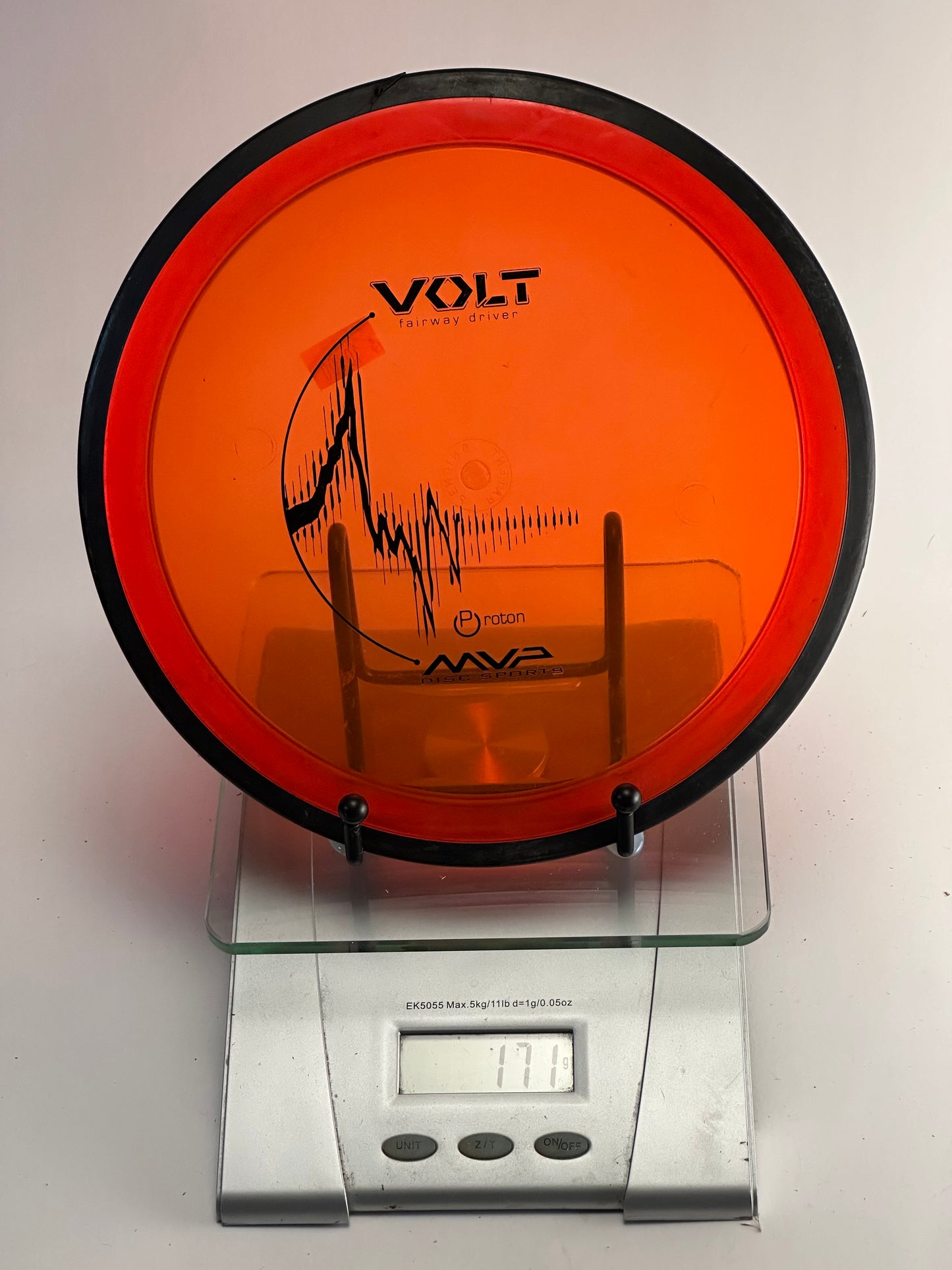 MVP Volt Proton Fairway Driver | Transparent Orange w/ Black Rim