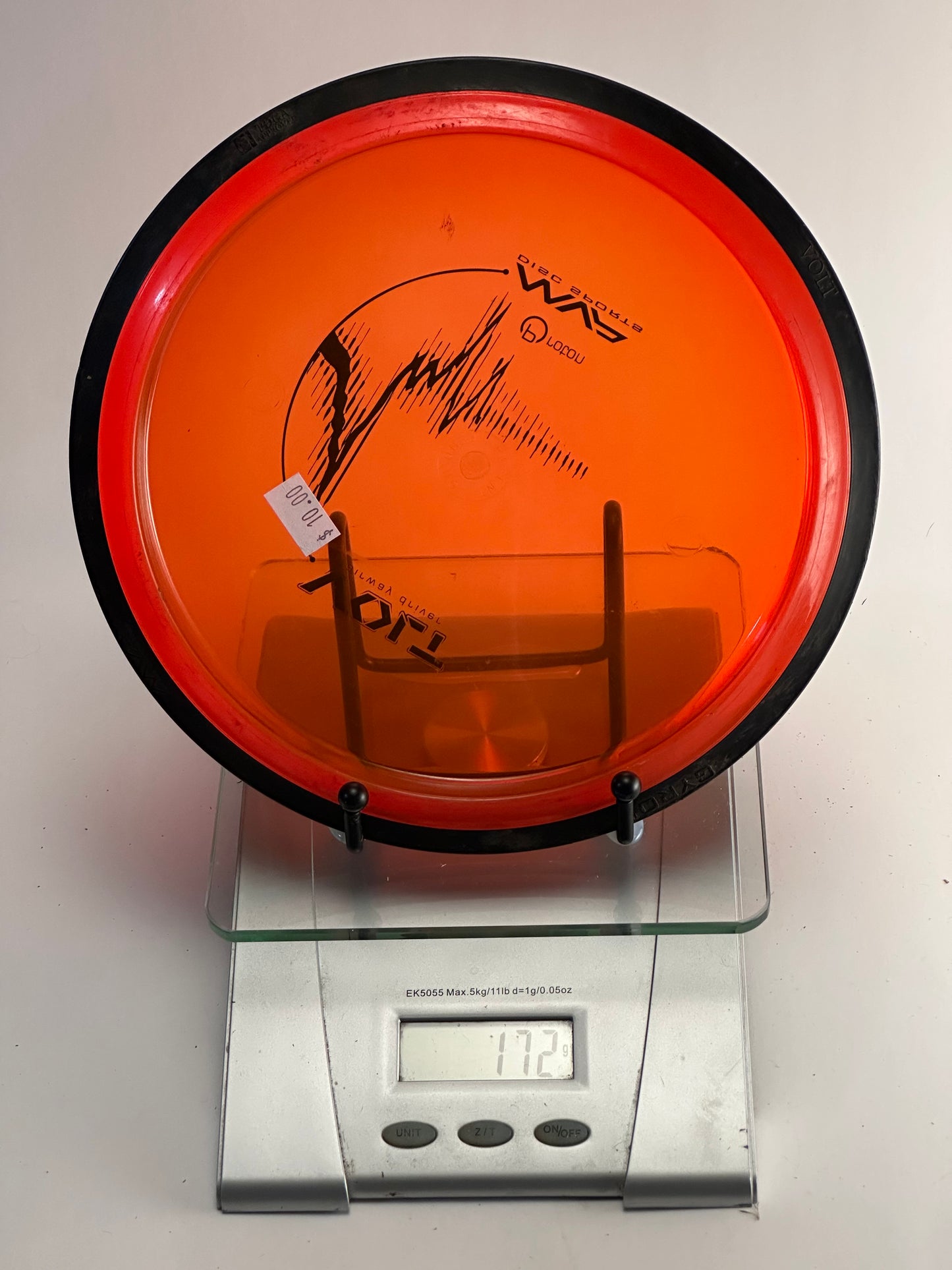 MVP Volt Proton Fairway Driver | Transparent Orange w/ Black Rim