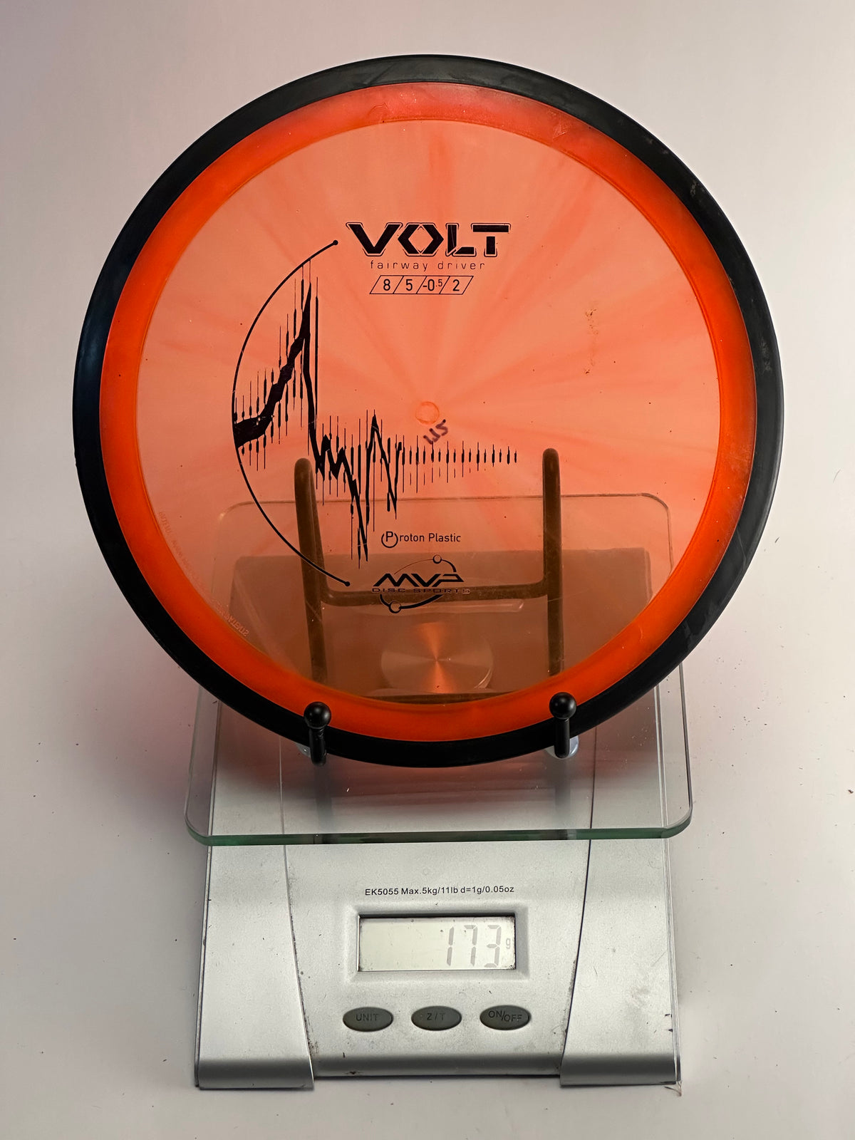 MVP Proton Volt Fairway Driver (Transparent Orange, Black Rim) 173g