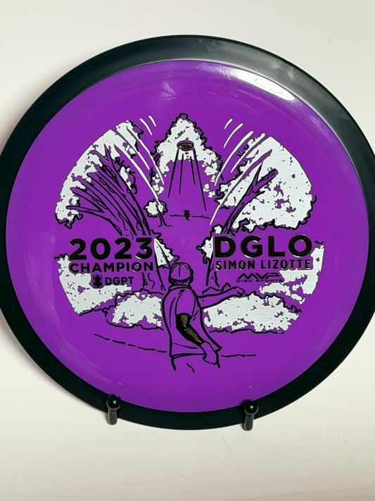 MVP Neutron Wave 2023 DGLO Champion Simon Lizotte Purple/Black Rim