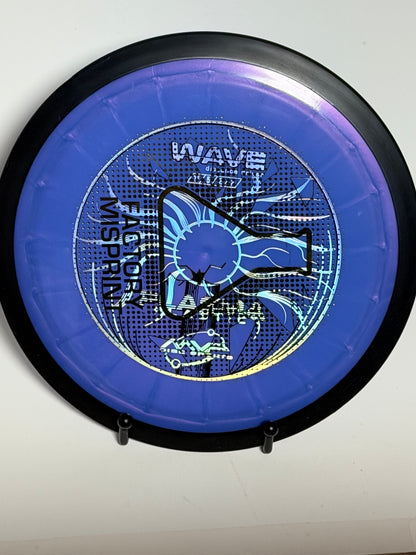 MVP Neutron Wave Factory Misprint, Blue w/ Black Rim