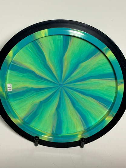 MVP Neutron Wave Factory Misprint – Swirly Blue/Green w/ Black Rim