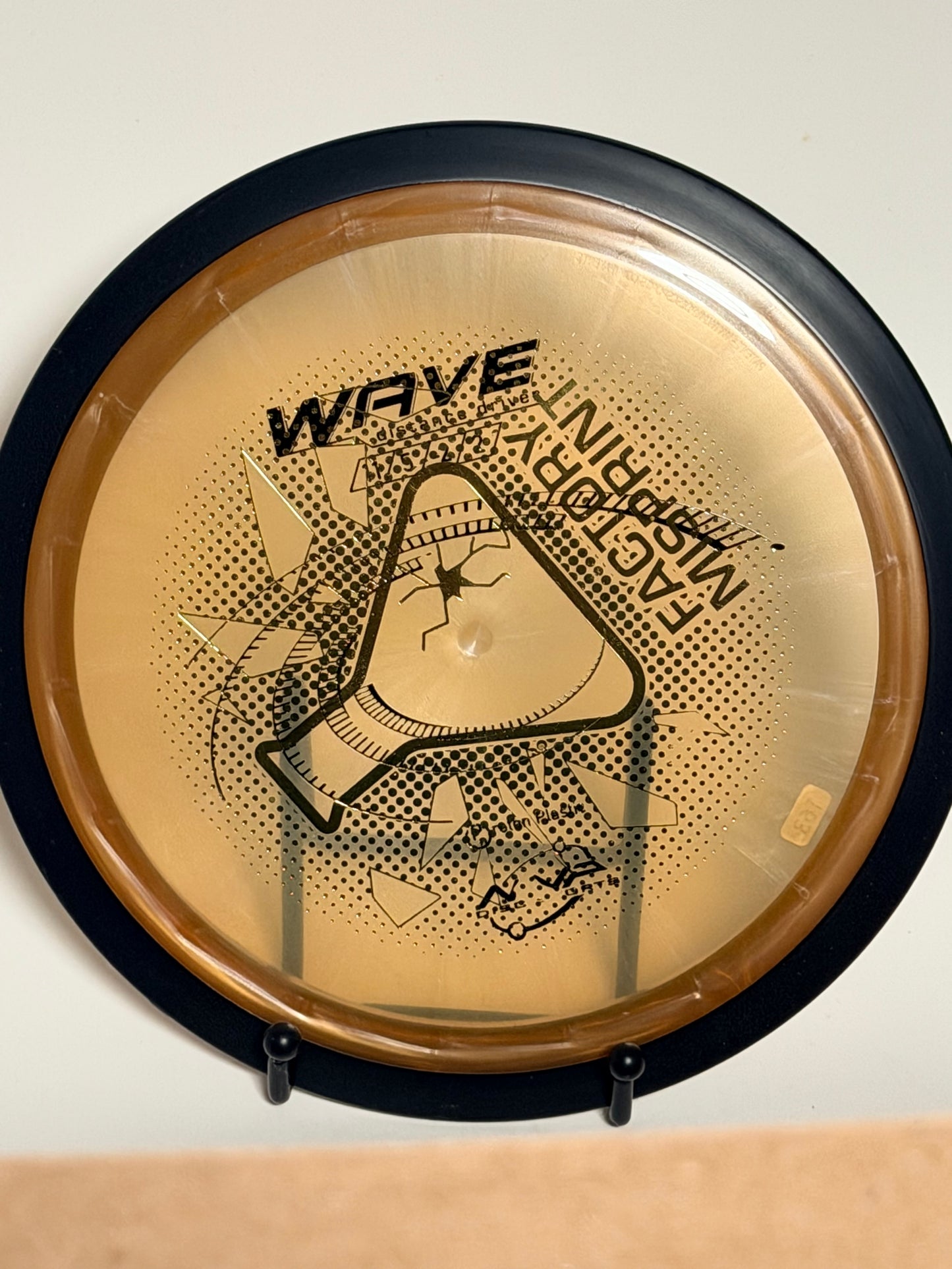 MVP Neutron Wave Factory Misprint (Gold/Black Dual-Color Rim) - Holo Stamp