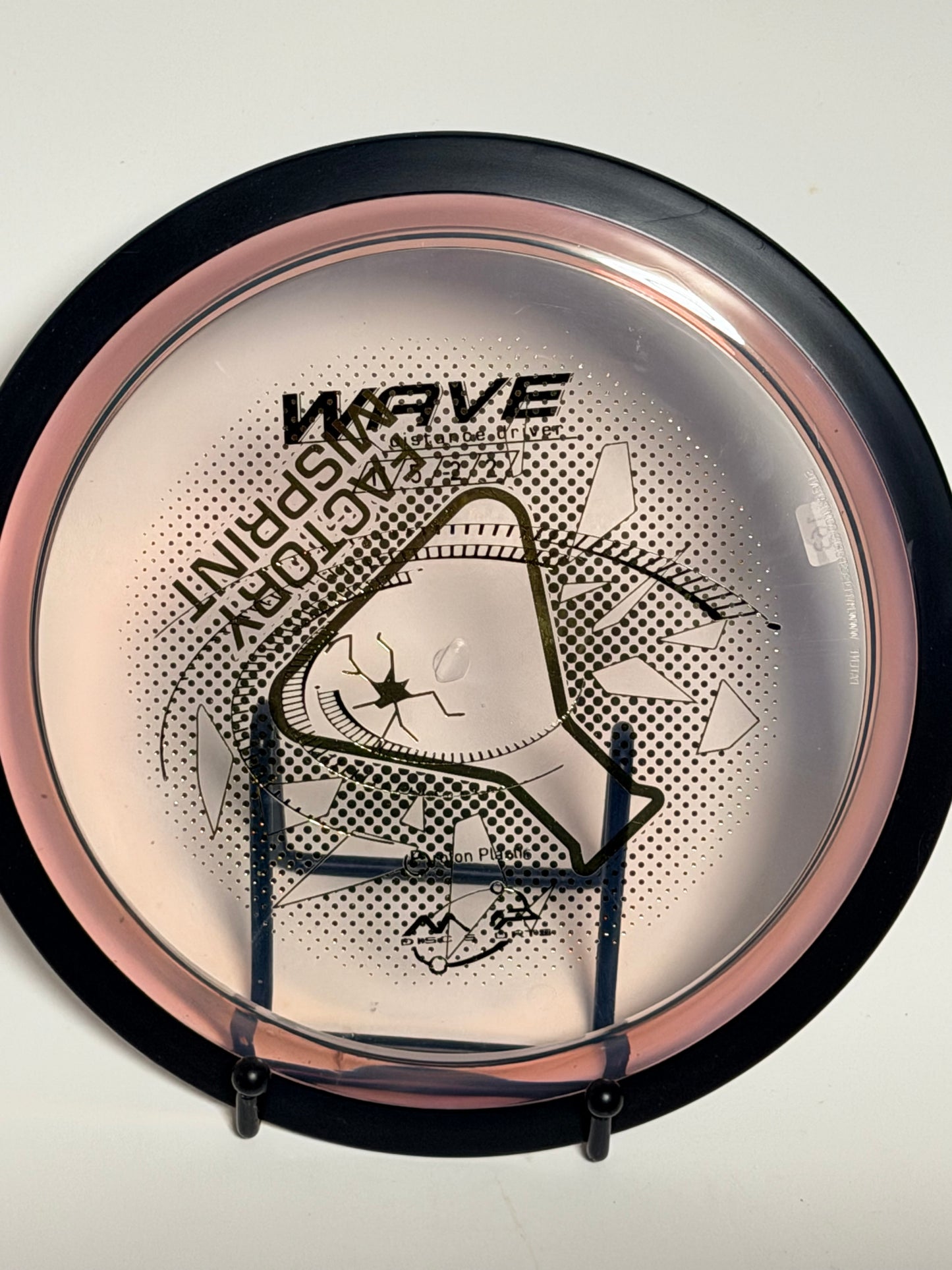 MVP Proton Wave Factory Misprint – Clear Pink Plate w/ Black Rim