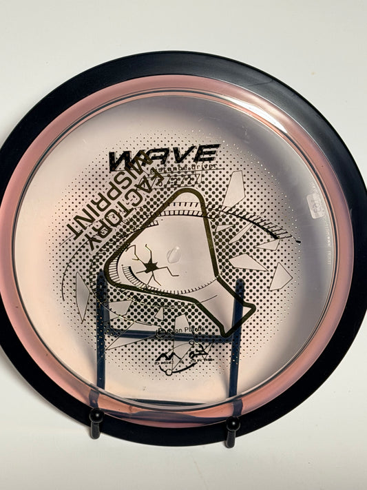MVP Proton Wave Factory Misprint – Clear Pink Plate w/ Black Rim