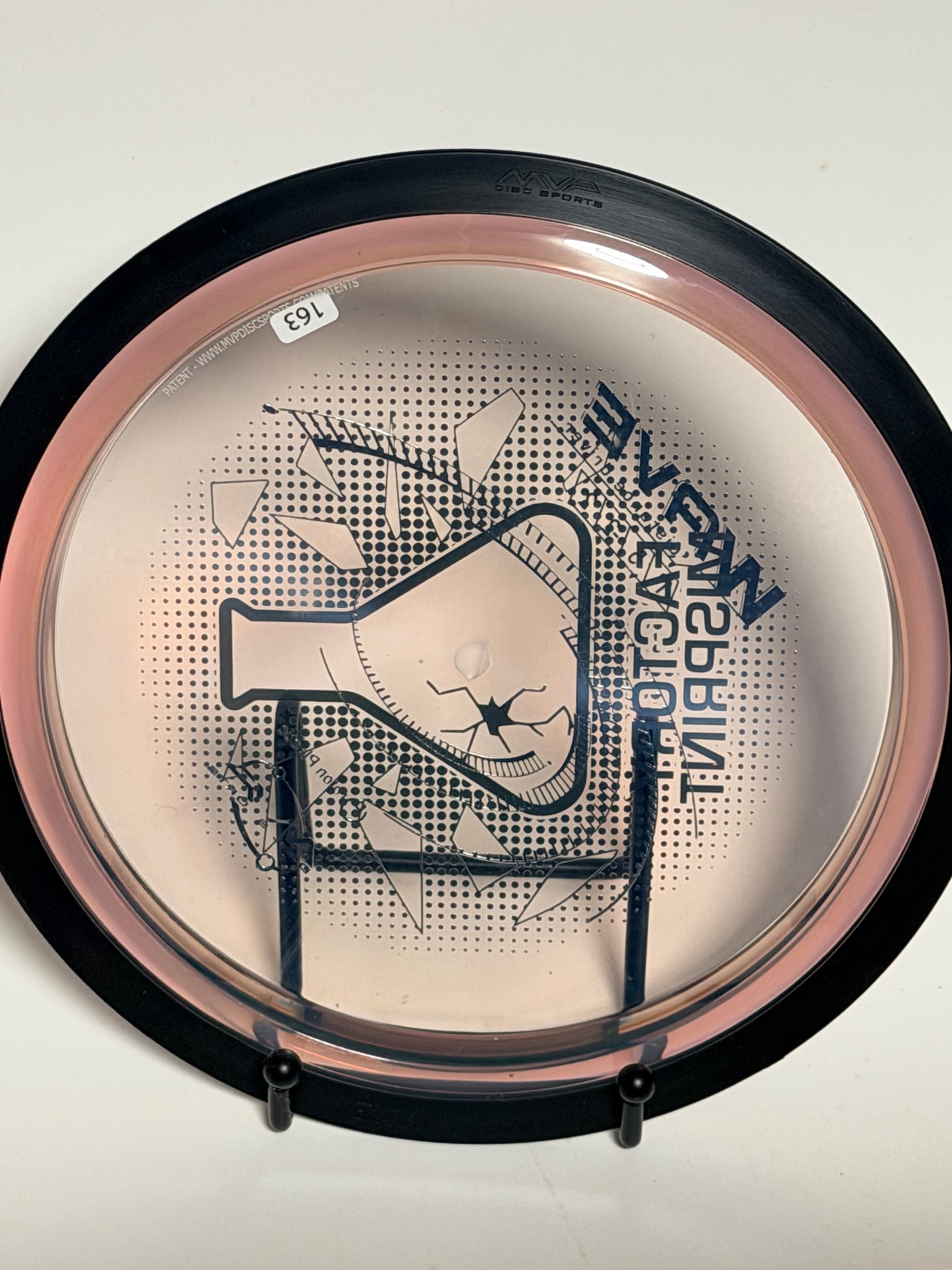 MVP Proton Wave Factory Misprint – Clear Pink Plate w/ Black Rim