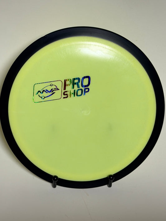 MVP Neutron Wave (Pro Shop Holo) Yellow w/ Black Rim – 165g