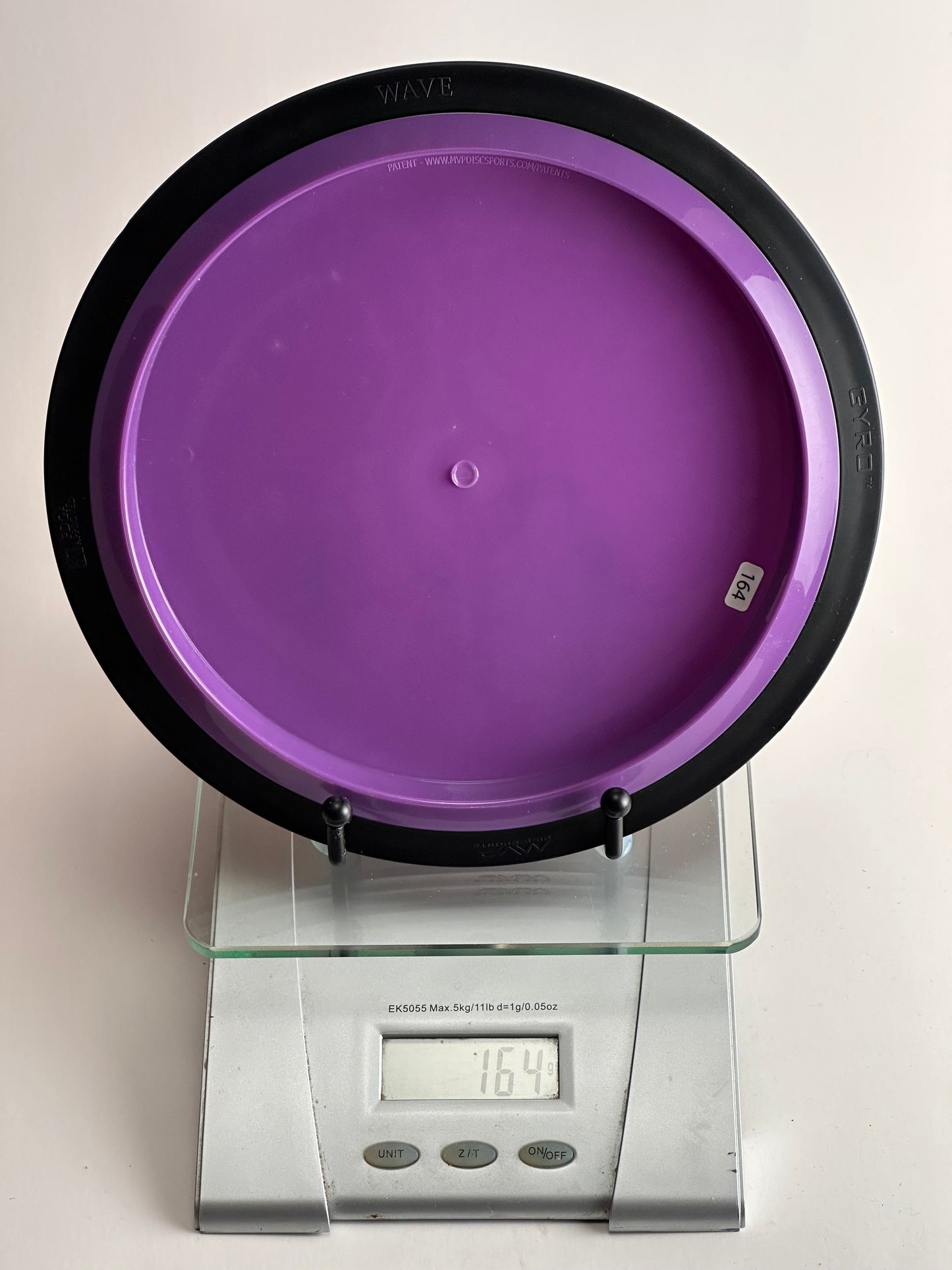 MVP Neutron Wave Lab Second (Beaker Stamp) Purple w/ Black Rim 165g