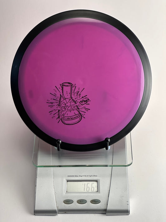 MVP Neutron Wave Lab Second (Beaker Stamp) Purple w/ Black Rim 166g