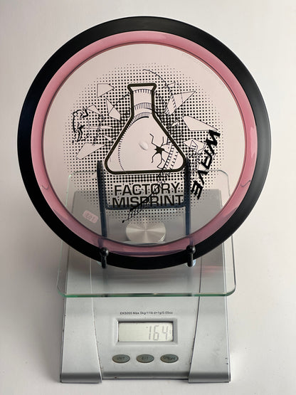 MVP Proton Wave Factory Misprint 164g Clear Pink w/ Black Rim