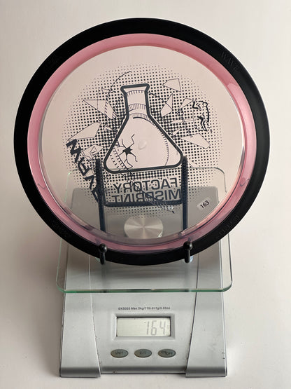 MVP Proton Wave Factory Misprint 164g Clear Pink w/ Black Rim
