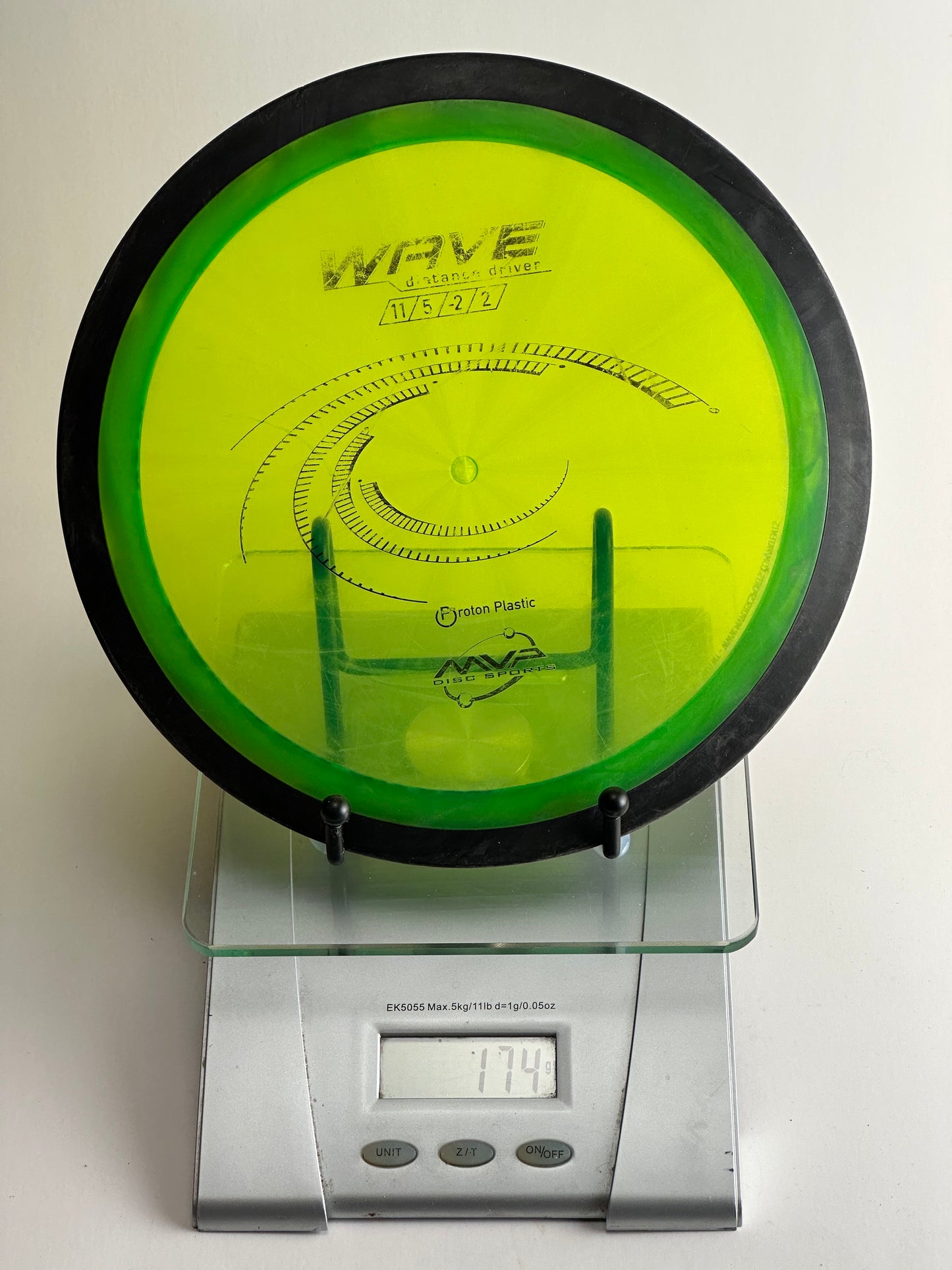 MVP Proton Wave – Transparent Neon Yellow w/ Green Rim & Black Overmold
