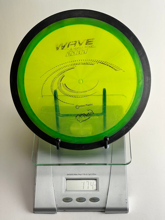 MVP Proton Wave – Transparent Neon Yellow w/ Green Rim & Black Overmold
