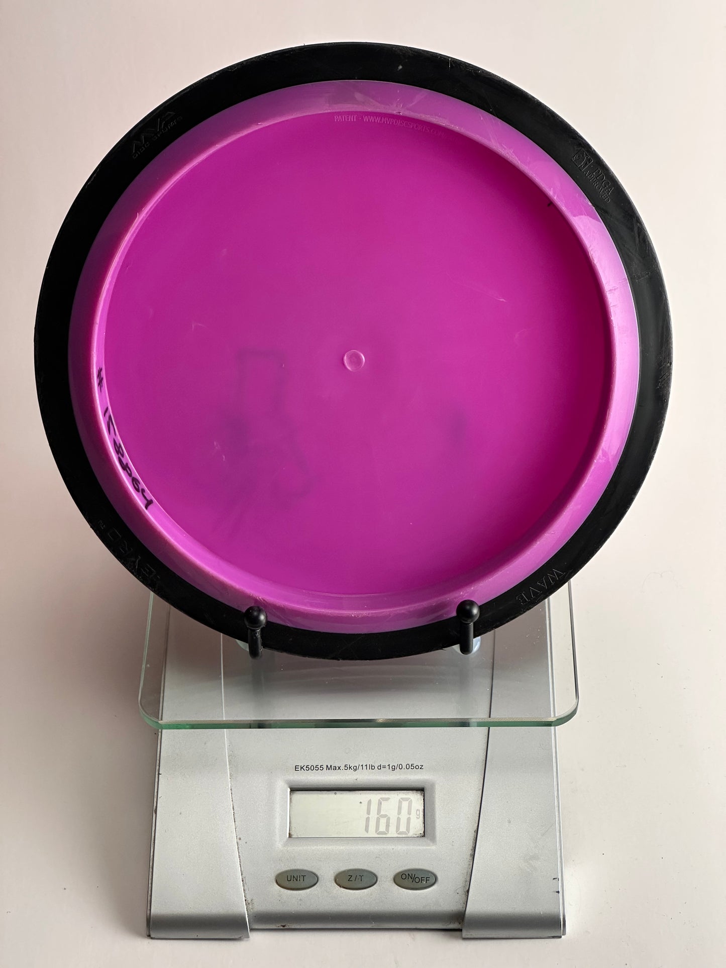 MVP Neutron Wave Lab Second (Beaker Stamp) Purple w/ Black Rim 160g