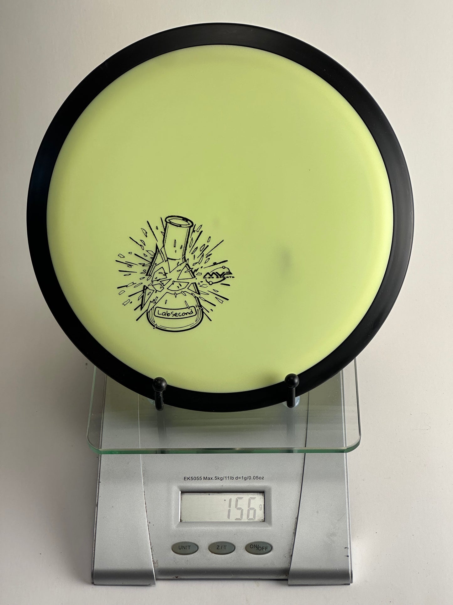 MVP Neutron Wave Lab Second (Beaker Stamp) | Neon Yellow w/ Black Rim | 156g