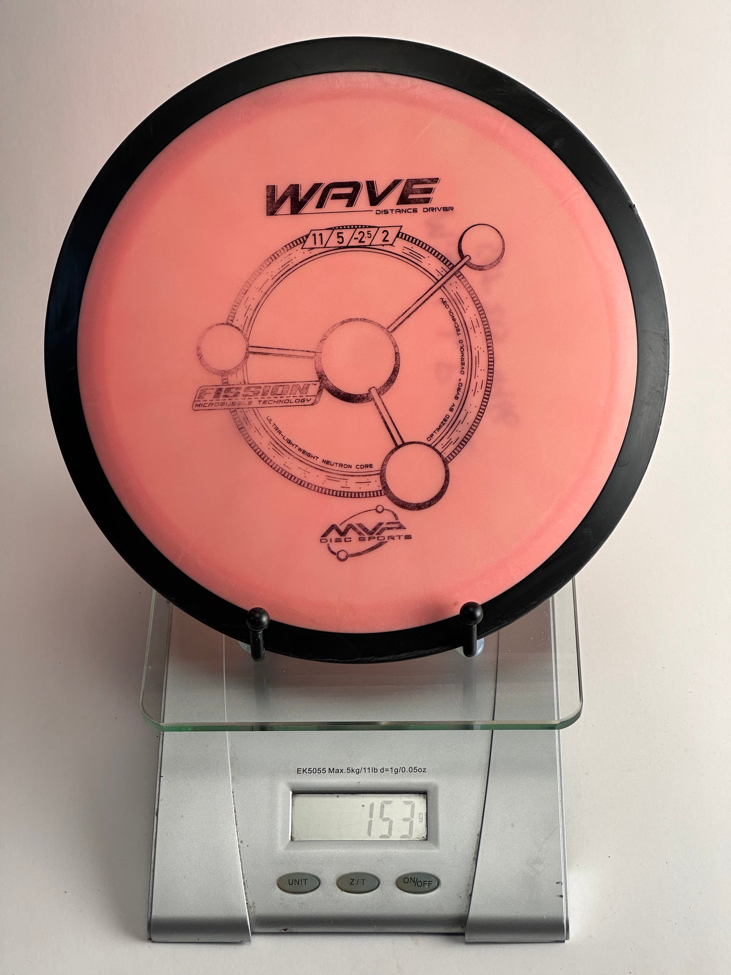 MVP Fission Wave Distance Driver (Pink/Black Rim) Science Stamp 153g