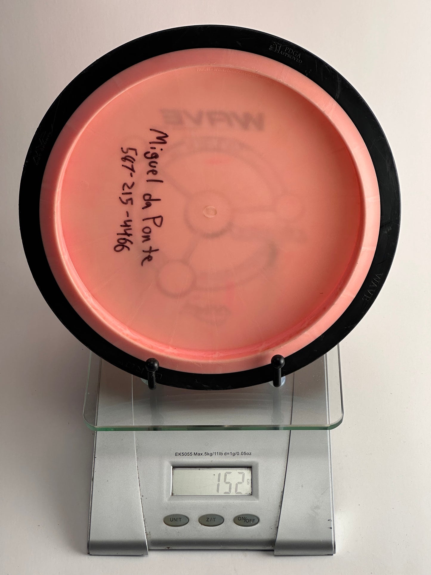MVP Fission Wave Distance Driver (Pink/Black Rim) Science Stamp 153g