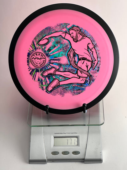MVP Neutron Zenith Team Series (James Conrad) Pink w/ Black Rim 177g