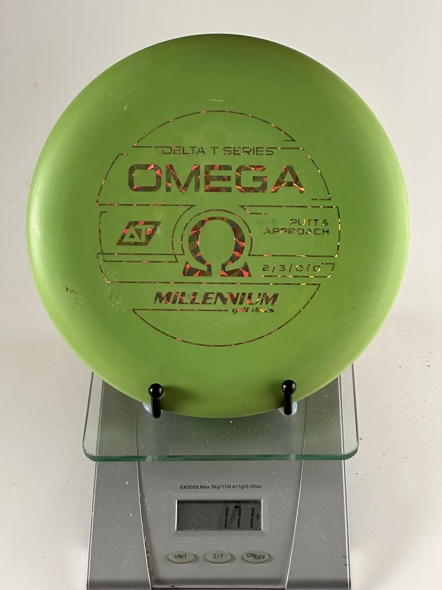 Millennium Omega DT (Delta-T) Putt & Approach Putter, Green 177g
