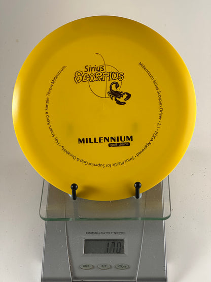 Millennium Scorpius Sirius Yellow Overstable Distance Driver