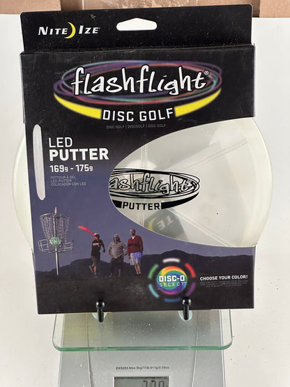 Nite Ize Flashflight LED Putter (Disc-O Select, 6 Colors) – Clear