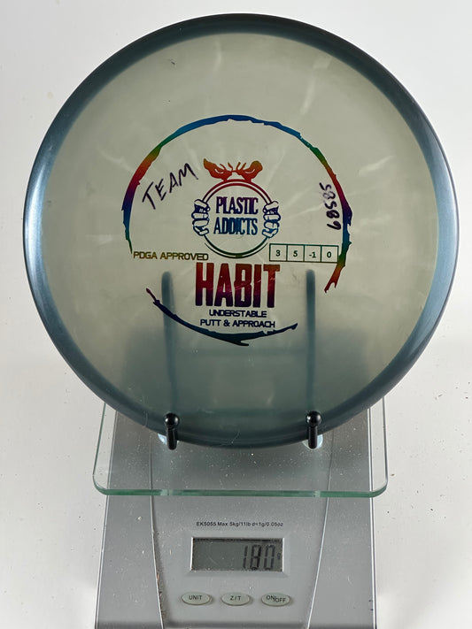 Plastic Addicts Habit Premium Translucent Putt & Approach (Team Stamp)