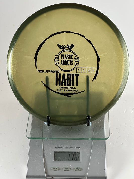 Plastic Addicts Habit Approach Disc (Premium Translucent) Olive/Black