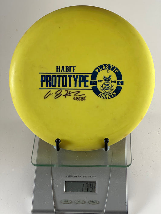 Plastic Addicts Habit Prototype Stamp Approach Disc (Premium Translucent) 179g