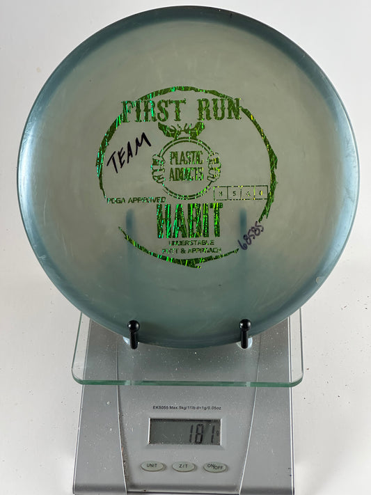 Plastic Addicts Habit First Run Team Stamp Premium Translucent 181g